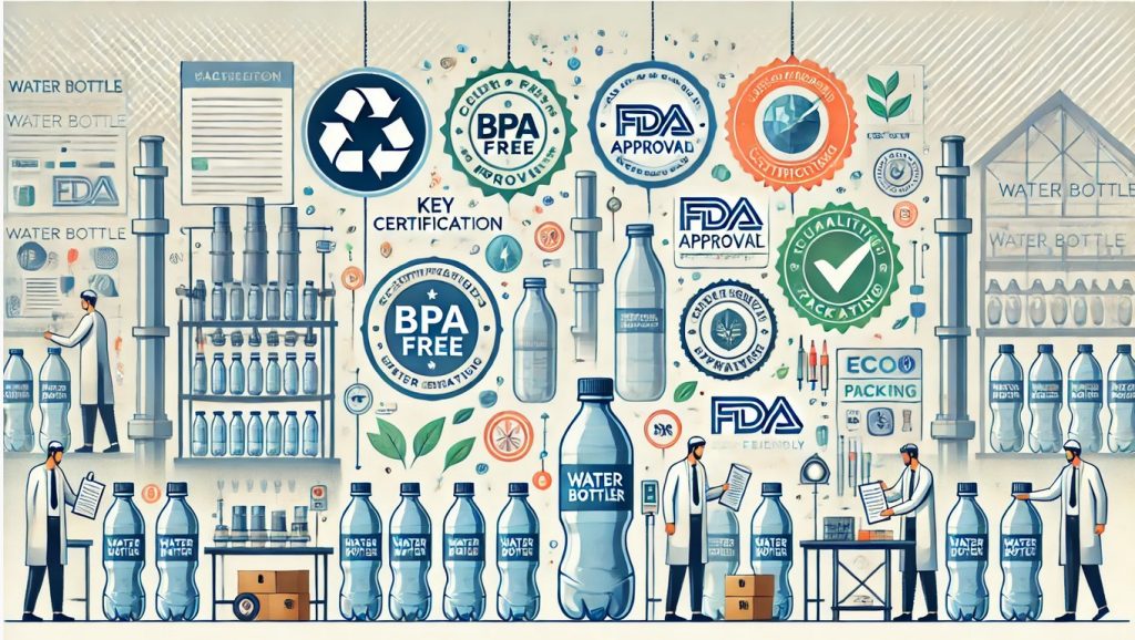 Key Certifications for Selling Water Bottles