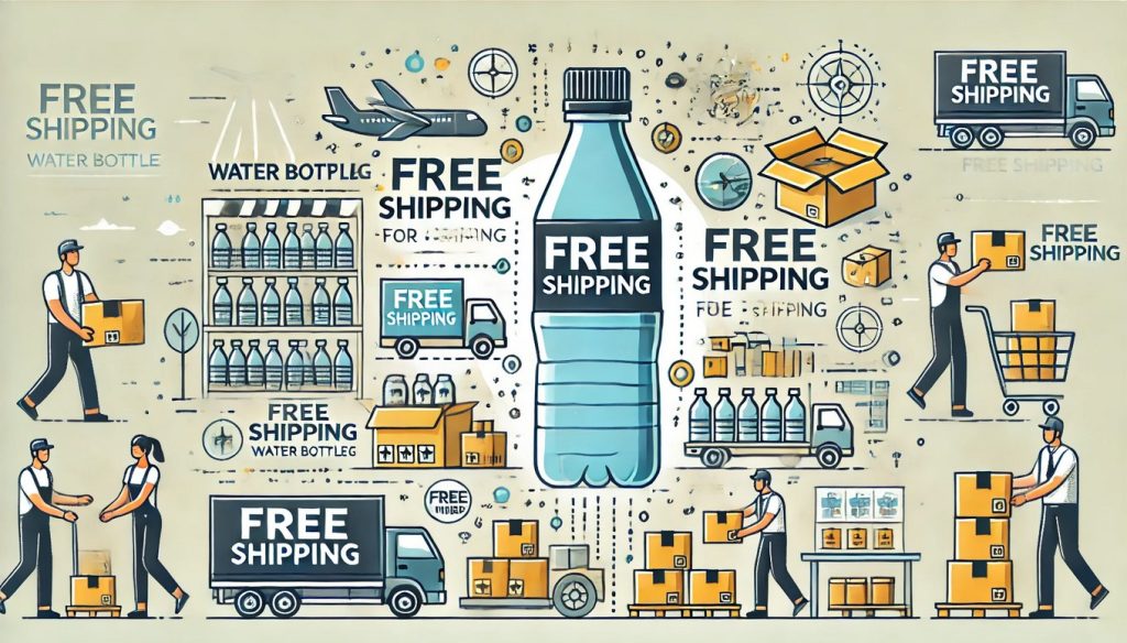Offering Free Shipping for Water Bottles